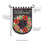 Welcome Wreath Applique Garden Flag