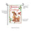 Seasons Greetings Applique Garden Flag