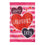 Happy Valentine's Day Hearts Burlap House Flag - Sports Gifts, Sports Memorabilia, Sports Collectibles, Fan Shop