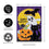 Halloween Friends Applique Garden Flag