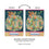 Patterned Jacobean Floral Pumpkin Applique Garden Flag