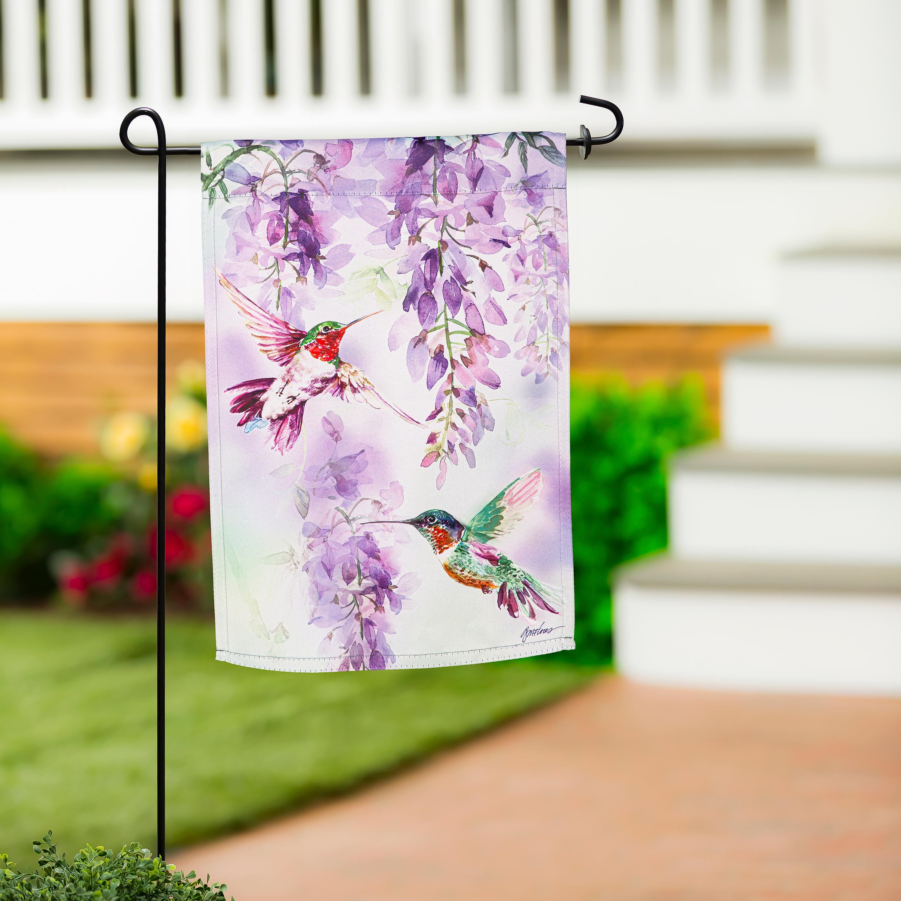 Bold Flowers Suede Garden Flag - Sports Gifts, Sports Memorabilia, Sports Collectibles, Fan Shop