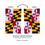 Maryland State Flag Garden Applique Flag