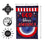 Patriotic God Bless America Applique House Flag