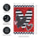 Patterned Heart Applique Garden Flag