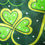 Lucky Clovers Applique Garden Flag - Sports Gifts, Sports Memorabilia, Sports Collectibles, Fan Shop