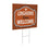 University of Texas Coroplast Yard Sign, "Fans Welcome"