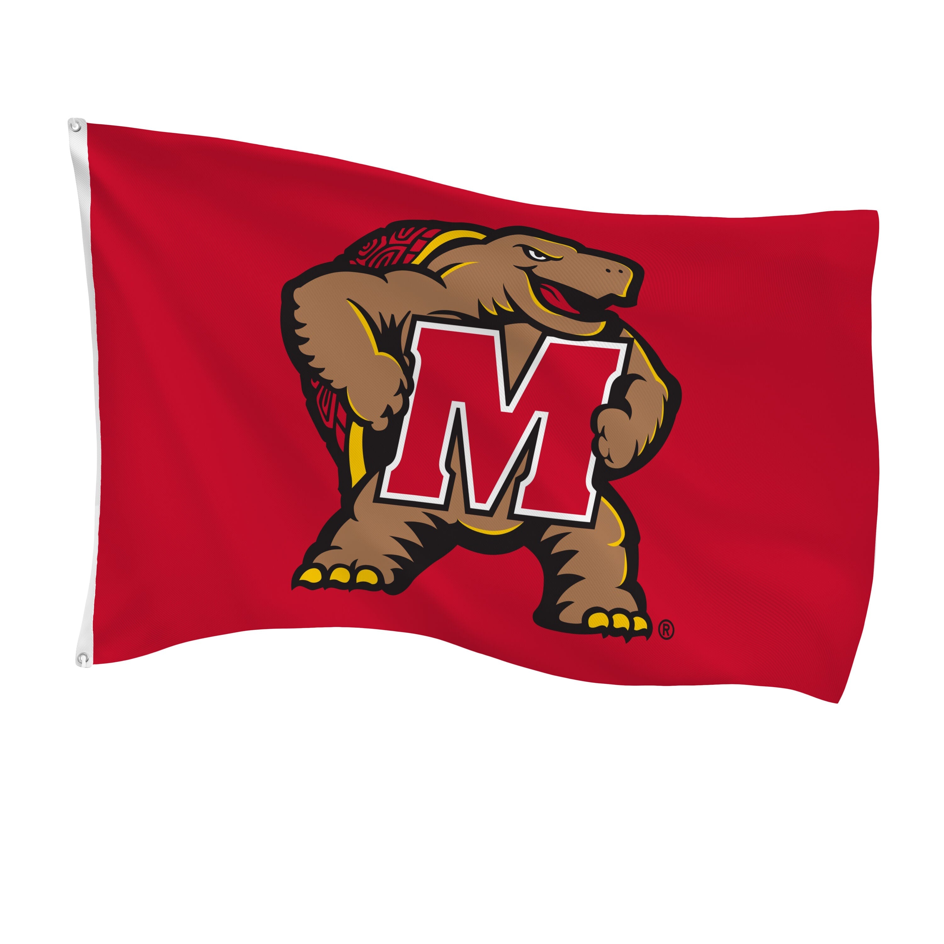 University of Maryland Single Sided Flag w/ 2 Grommets, 3'x5'