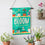 Bloom Where You Are Planted Applique Garden Flag