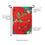 Poinsettia Suede Garden Flag - Sports Gifts, Sports Memorabilia, Sports Collectibles, Fan Shop