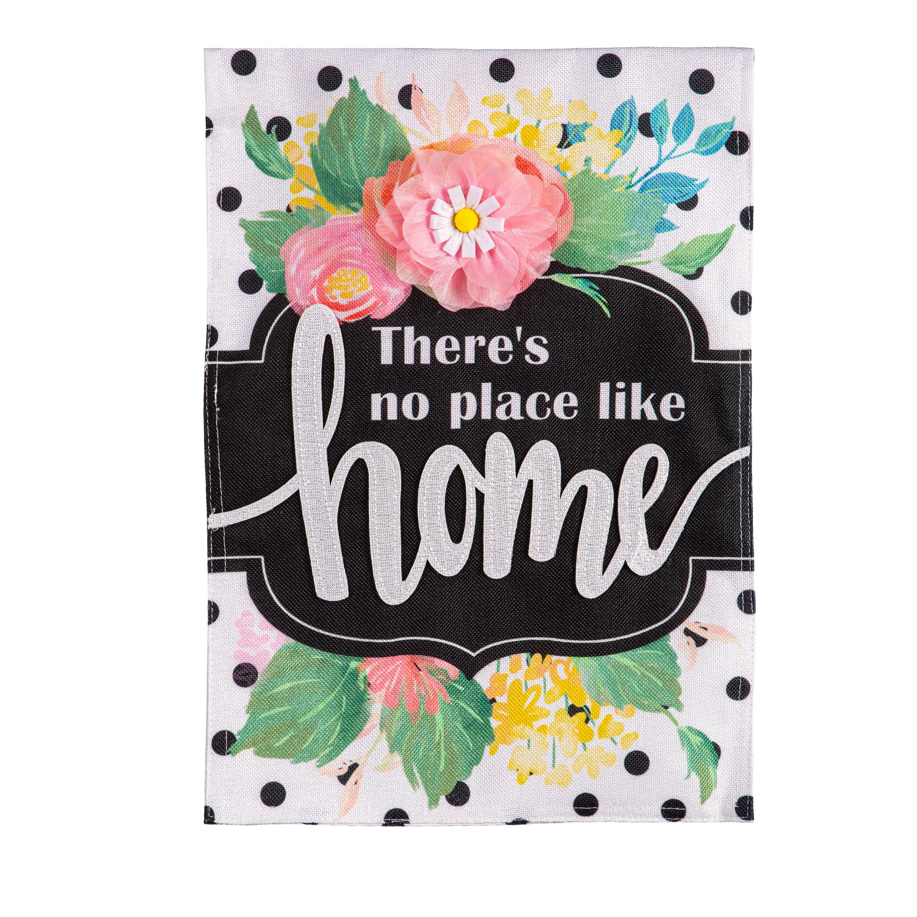 Floral Home Burlap Garden Flag - Sports Gifts, Sports Memorabilia, Sports Collectibles, Fan Shop