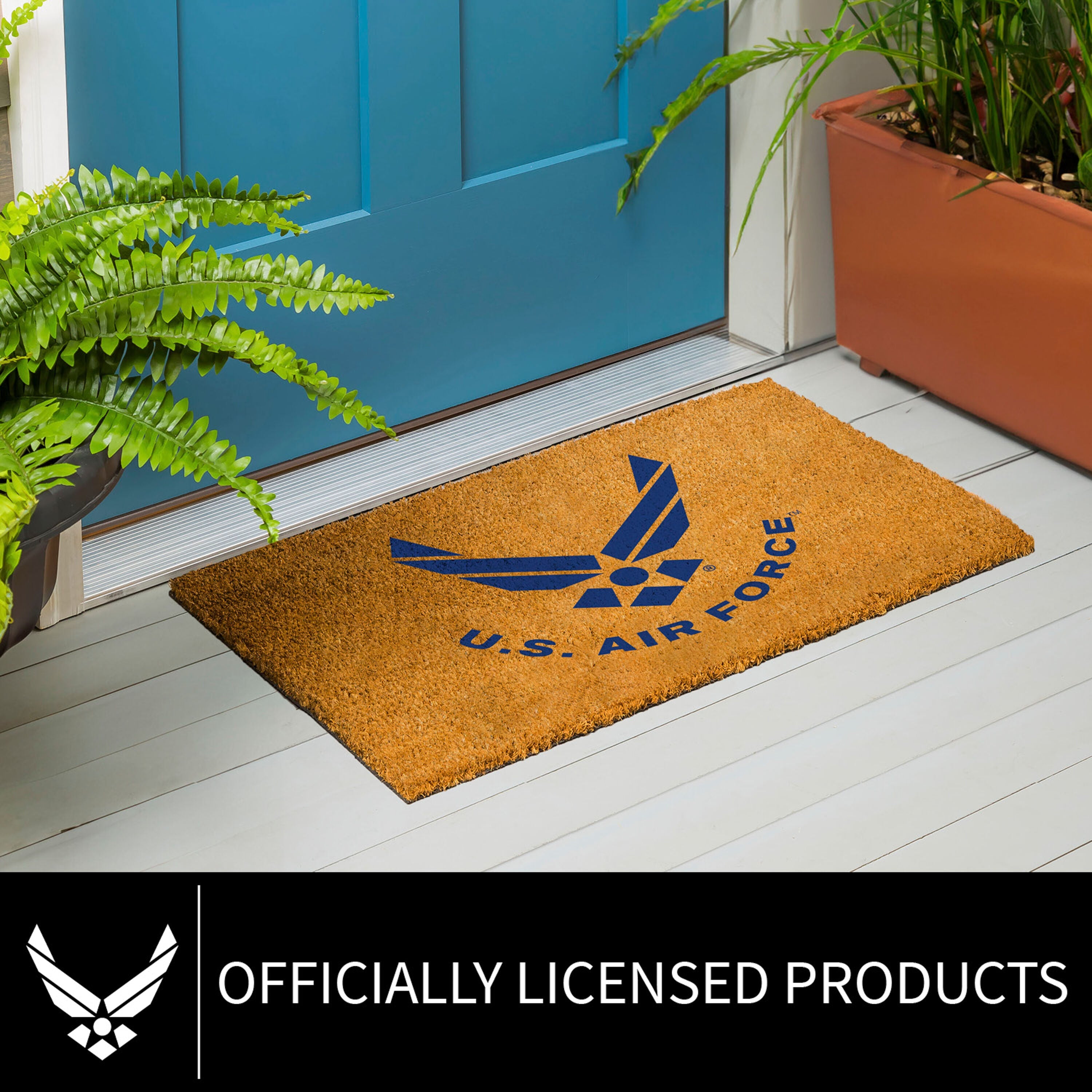 Coir Mat, 16"x28", US Air Force - Sports Gifts, Sports Memorabilia, Sports Collectibles, Fan Shop