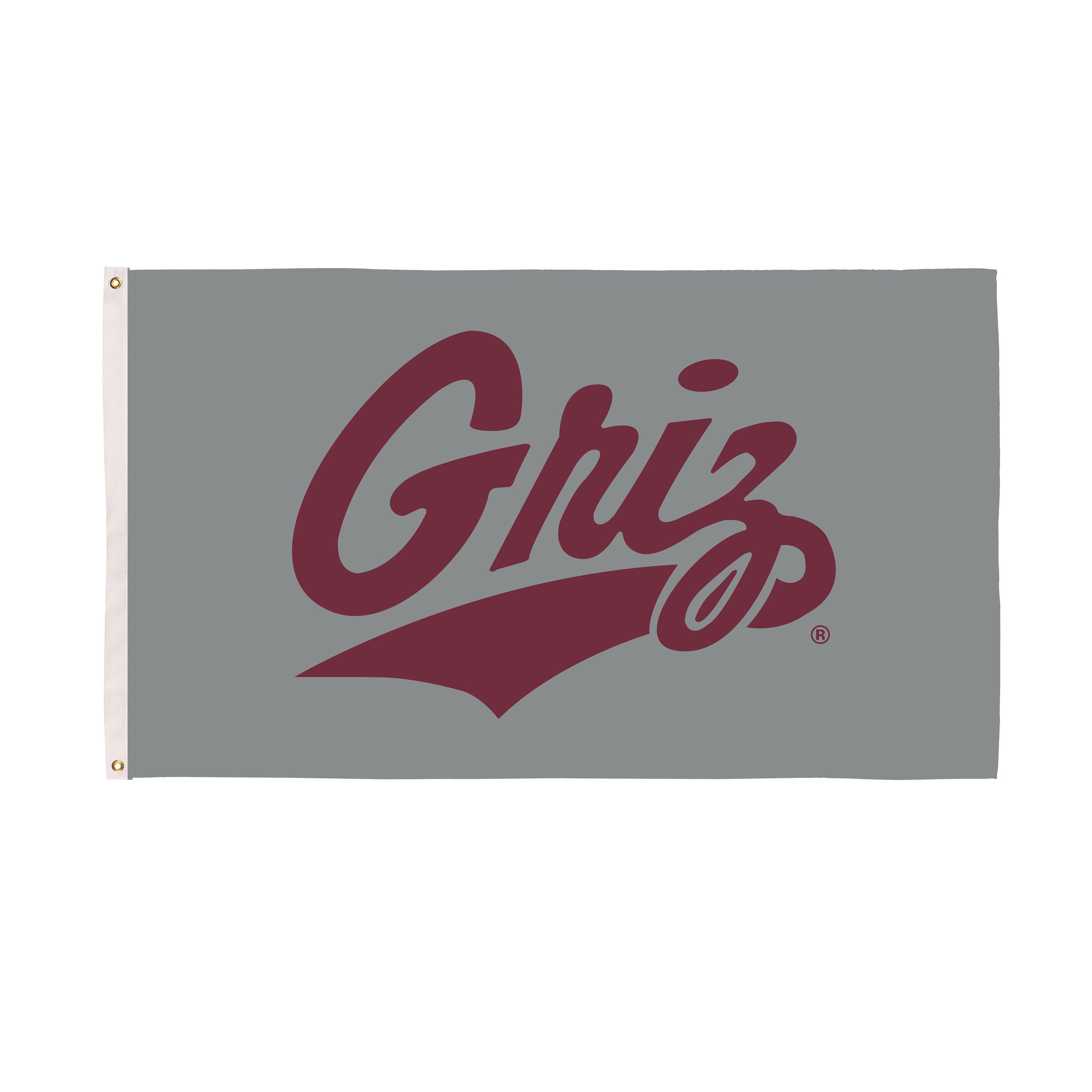 University of Montana Single Sided Flag w/ 2 Grommets, 3'x5'