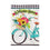 Welcome Home Bicycle Applique Garden Flag