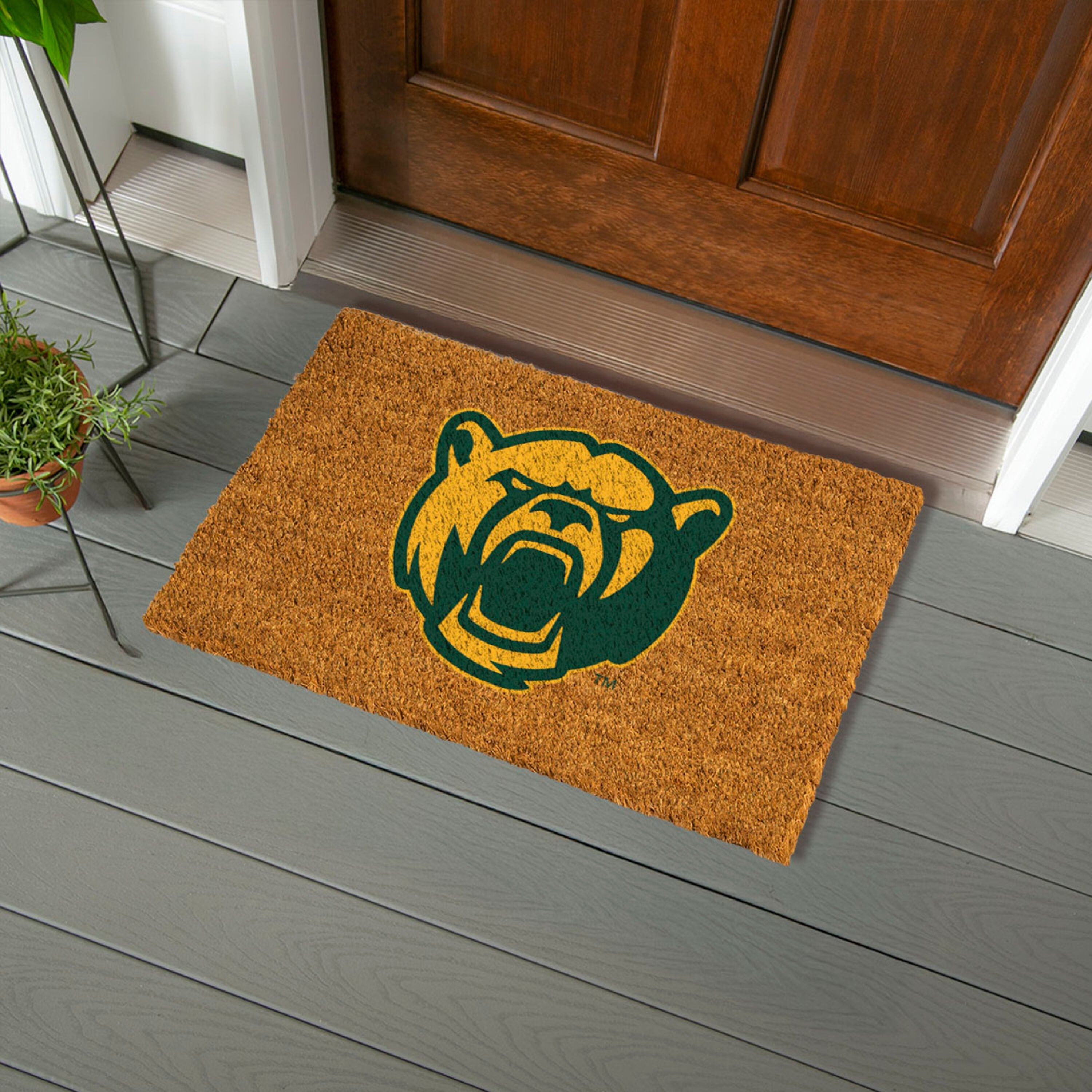 Coir Mat, 16"x28", Baylor University - Sports Gifts, Sports Memorabilia, Sports Collectibles, Fan Shop
