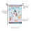 Snowman Holiday Reversible Suede Garden Flag