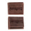 New England Patriots, Bi-Fold and Tri-Fold Wallet Gift Set, Brown - Sports Gifts, Sports Memorabilia, Sports Collectibles, Fan Shop