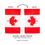Canada House Applique Flag