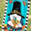 Pilgrim Gnome Applique Garden Flag