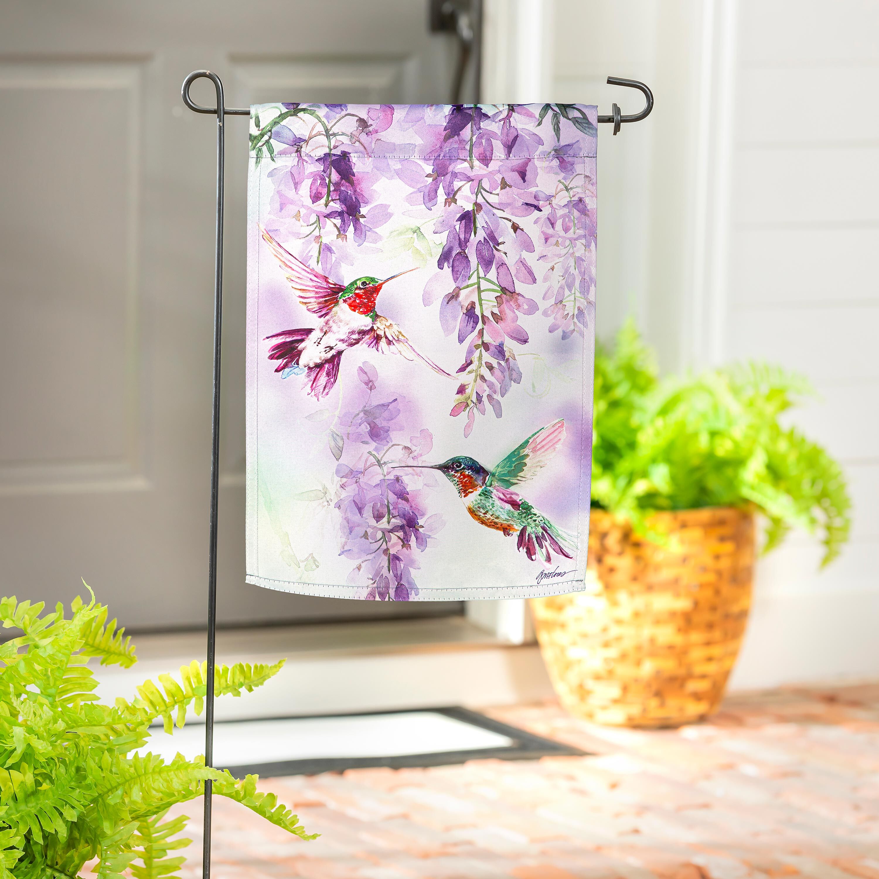 Bold Flowers Suede Garden Flag - Sports Gifts, Sports Memorabilia, Sports Collectibles, Fan Shop
