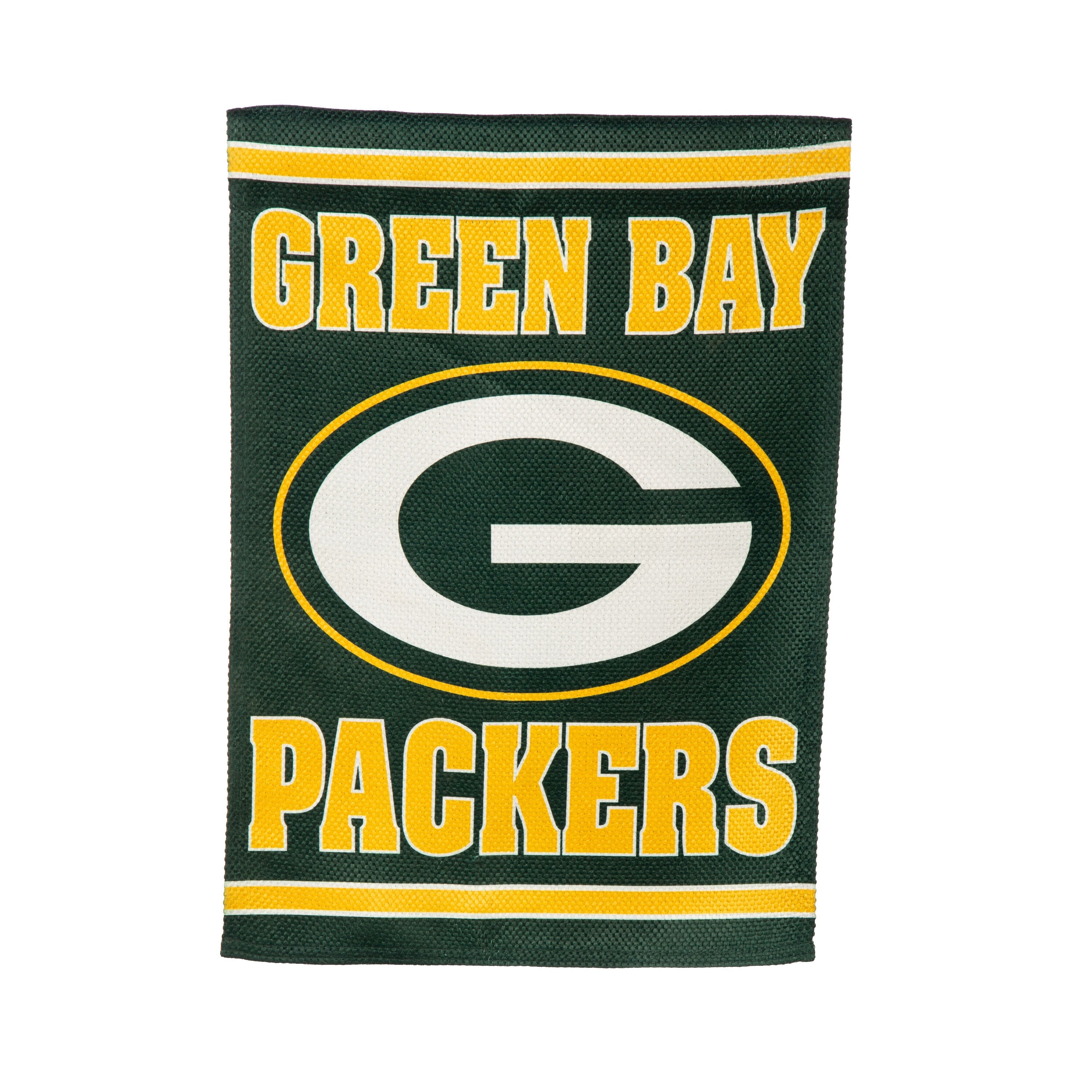 Embossed Suede Flag, GDN Size, Green Bay Packers - Sports Gifts, Sports Memorabilia, Sports Collectibles, Fan Shop