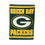 Embossed Suede Flag, GDN Size, Green Bay Packers - Sports Gifts, Sports Memorabilia, Sports Collectibles, Fan Shop