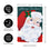 Vintage Santa House Applique Flag