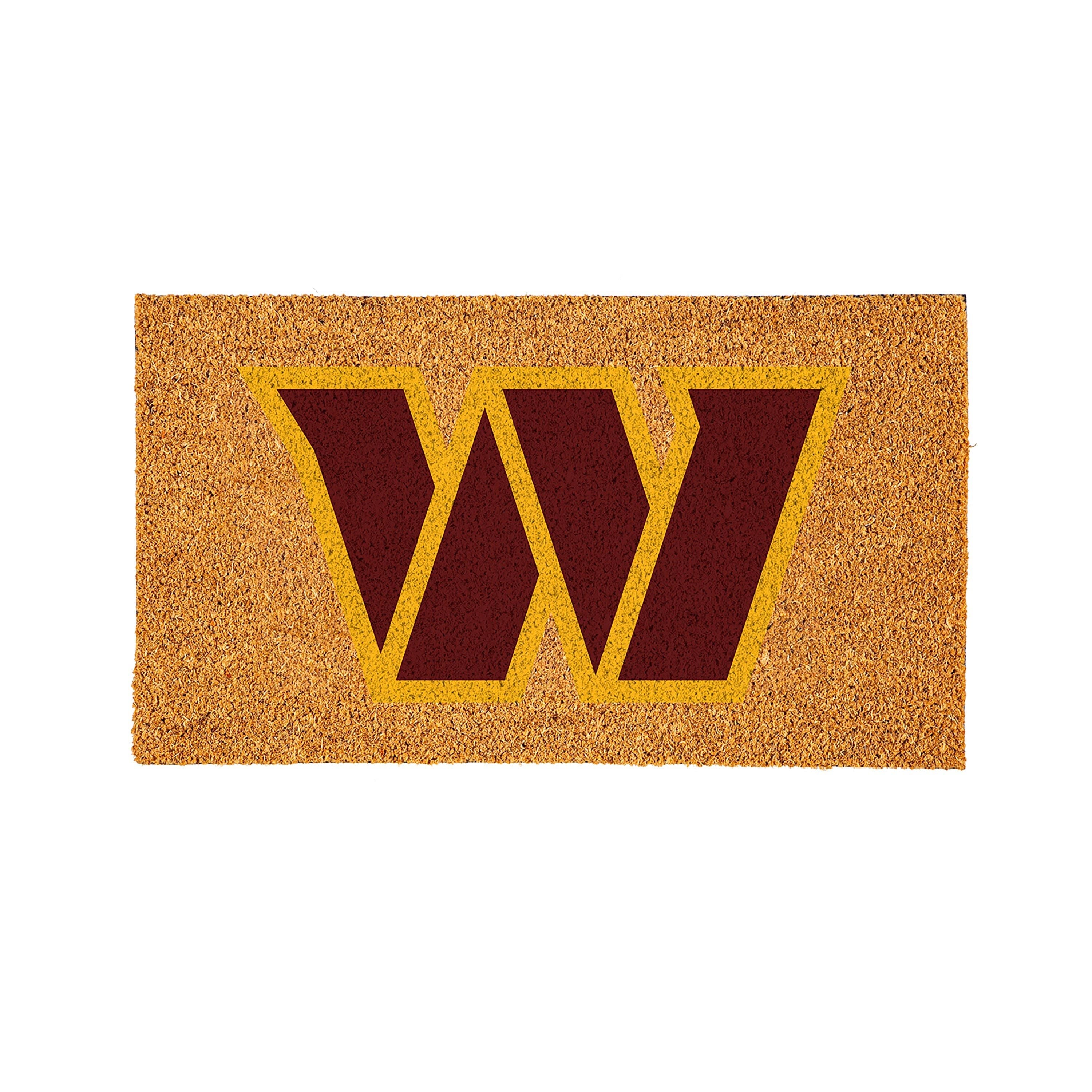 Coir Mat, 16"x28", Washington Commanders - Sports Gifts, Sports Memorabilia, Sports Collectibles, Fan Shop