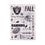 Las Vegas Raiders, Moire Flag, GDN, Fall Seasonal - Sports Gifts, Sports Memorabilia, Sports Collectibles, Fan Shop
