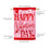 Happy Valentine's Day Hearts Applique House Flag