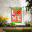 Watermelon Love Burlap Garden Flag - Sports Gifts, Sports Memorabilia, Sports Collectibles, Fan Shop