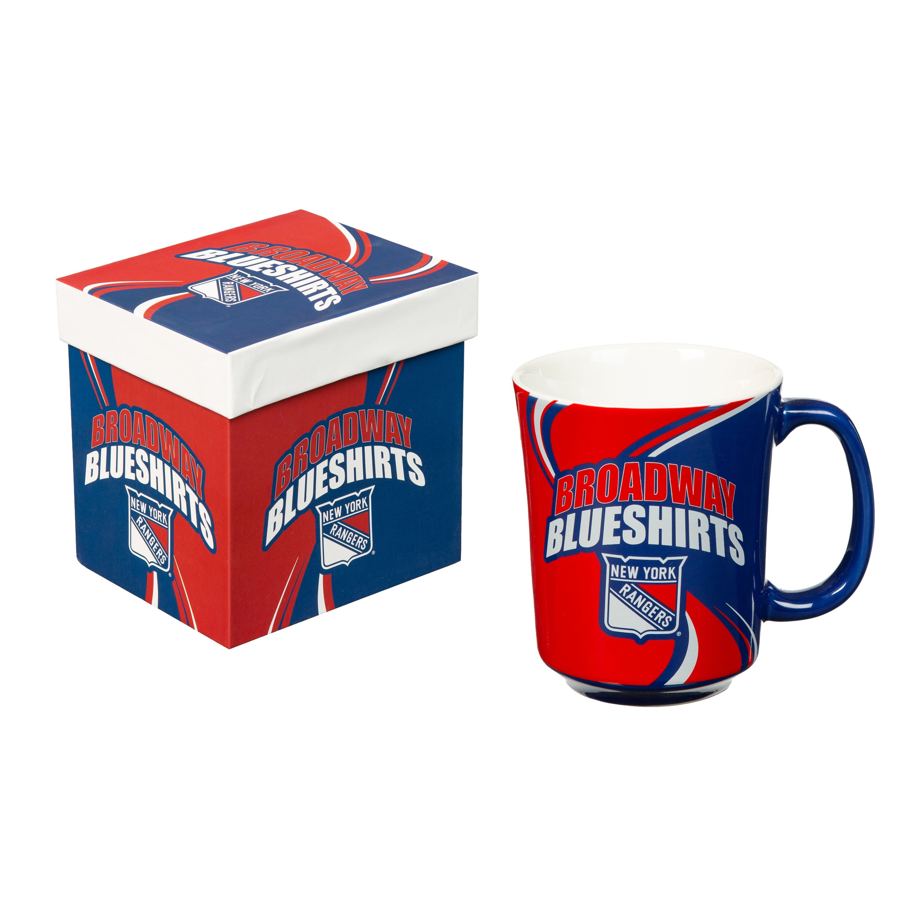 New York Rangers, 14oz Ceramic Cup of Awesome with Matching Box - Sports Gifts, Sports Memorabilia, Sports Collectibles, Fan Shop