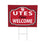 University of Utah Coroplast Yard Sign, "Fans Welcome"