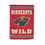 Embossed Suede Flag, GDN Size, Minnesota Wild - Sports Gifts, Sports Memorabilia, Sports Collectibles, Fan Shop