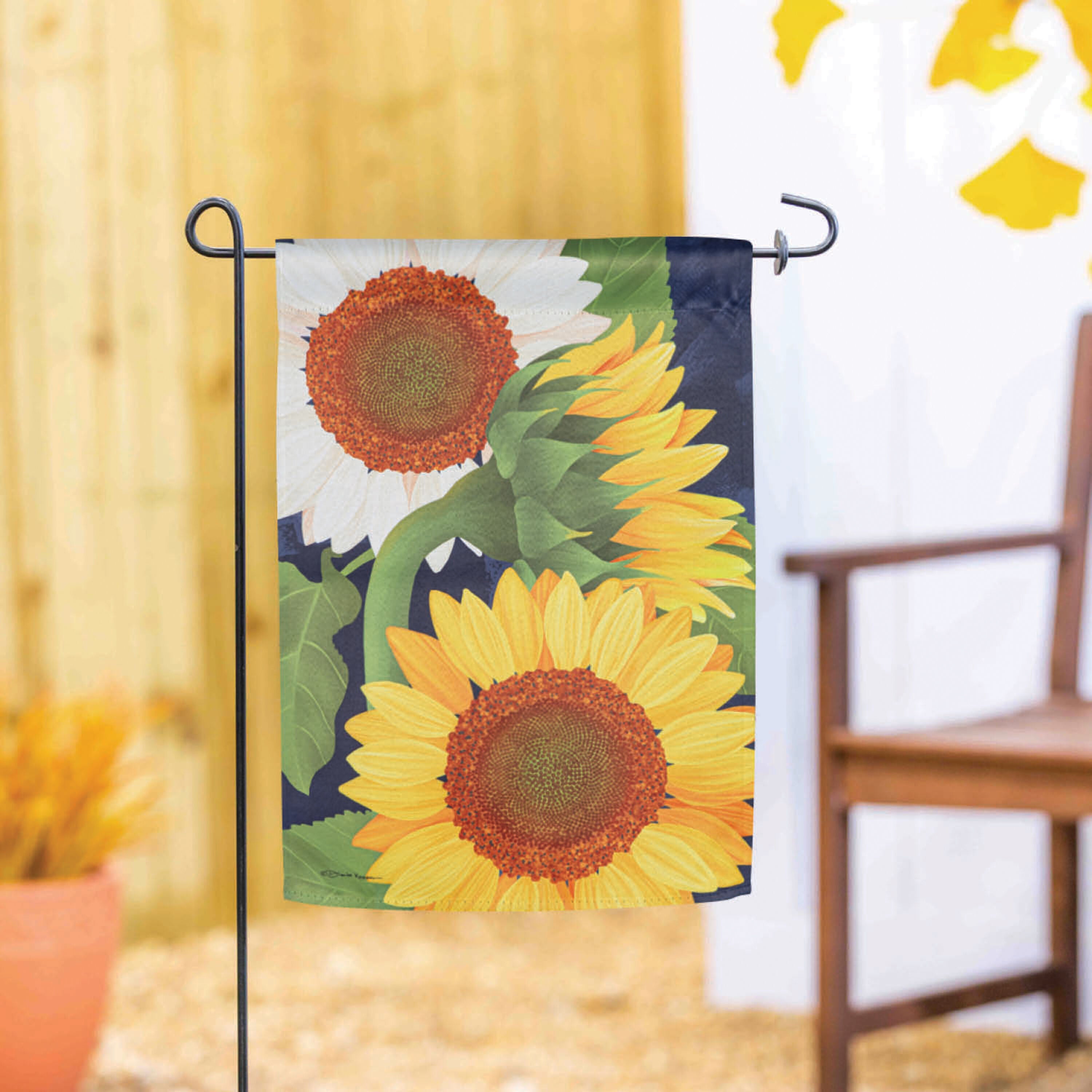 Sunflowers Suede Garden Flag - Sports Gifts, Sports Memorabilia, Sports Collectibles, Fan Shop