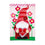 Valentine's Gnome Applique Garden Flag