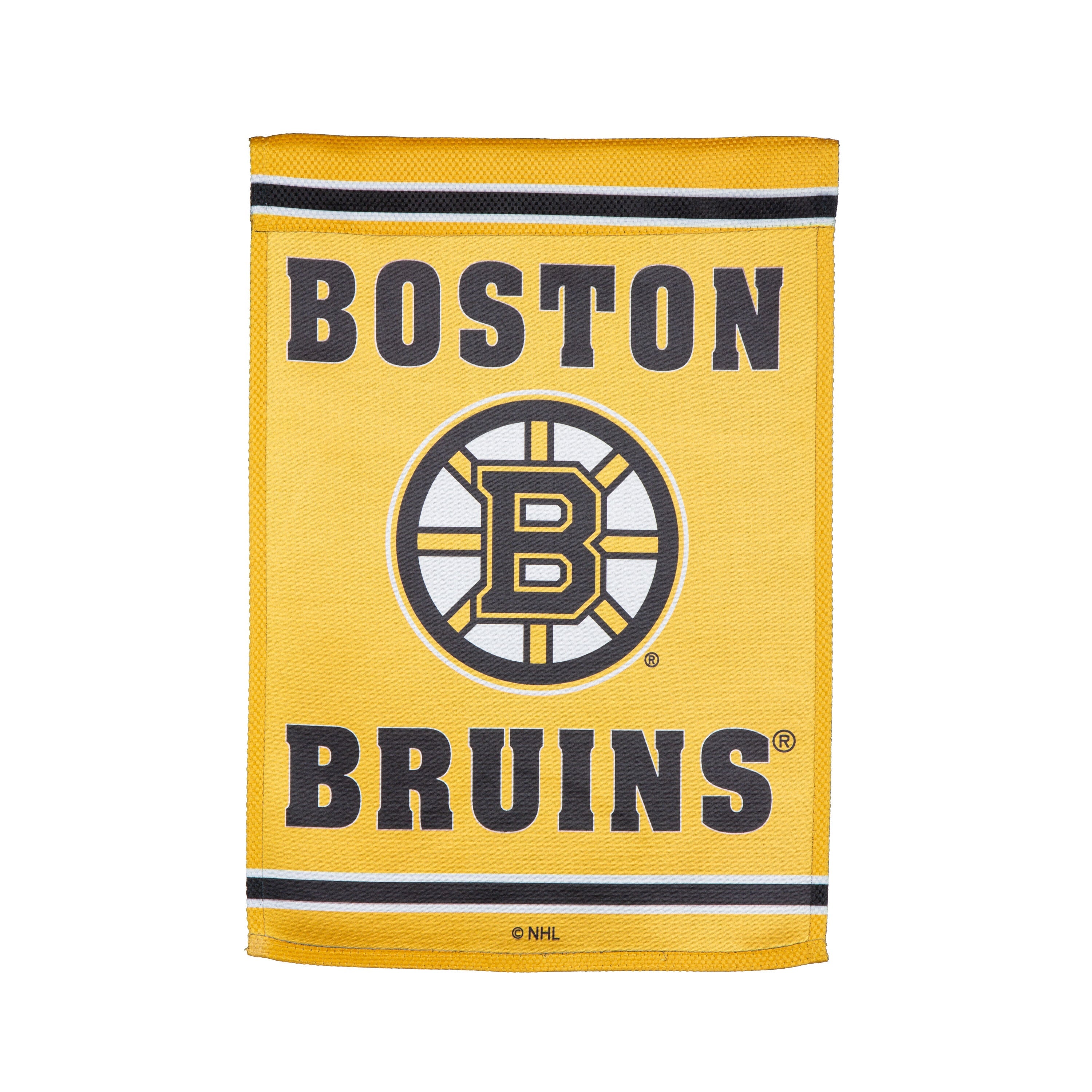 Embossed Suede Flag, GDN Size, Boston Bruins - Sports Gifts, Sports Memorabilia, Sports Collectibles, Fan Shop