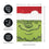 Christmas Monster Applique Garden Flag