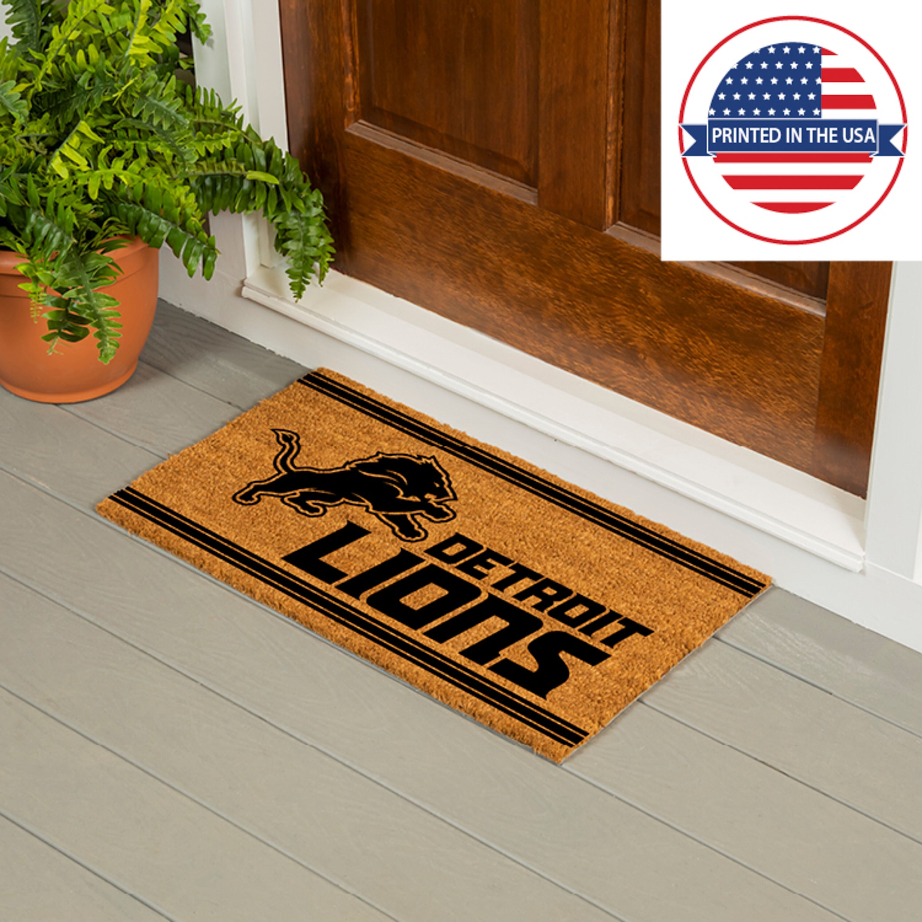 Detroit Lions, Coir Mat 1C