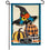 Witch Hat and Pumpkins Garden Applique Flag
