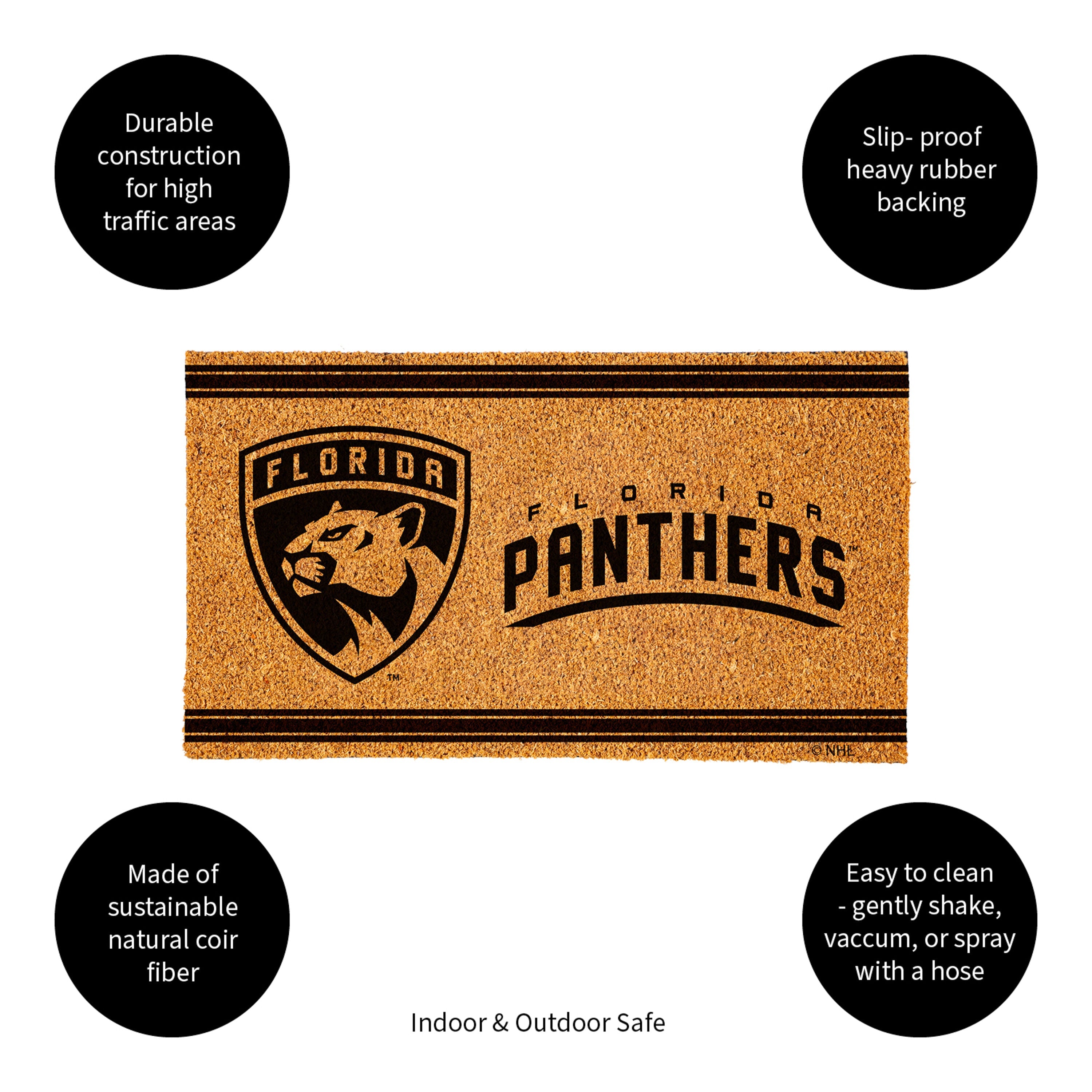 Florida Panthers, Coir Mat 1C - Sports Gifts, Sports Memorabilia, Sports Collectibles, Fan Shop