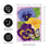Pansy & Butterfly Applique Garden Flag - Sports Gifts, Sports Memorabilia, Sports Collectibles, Fan Shop