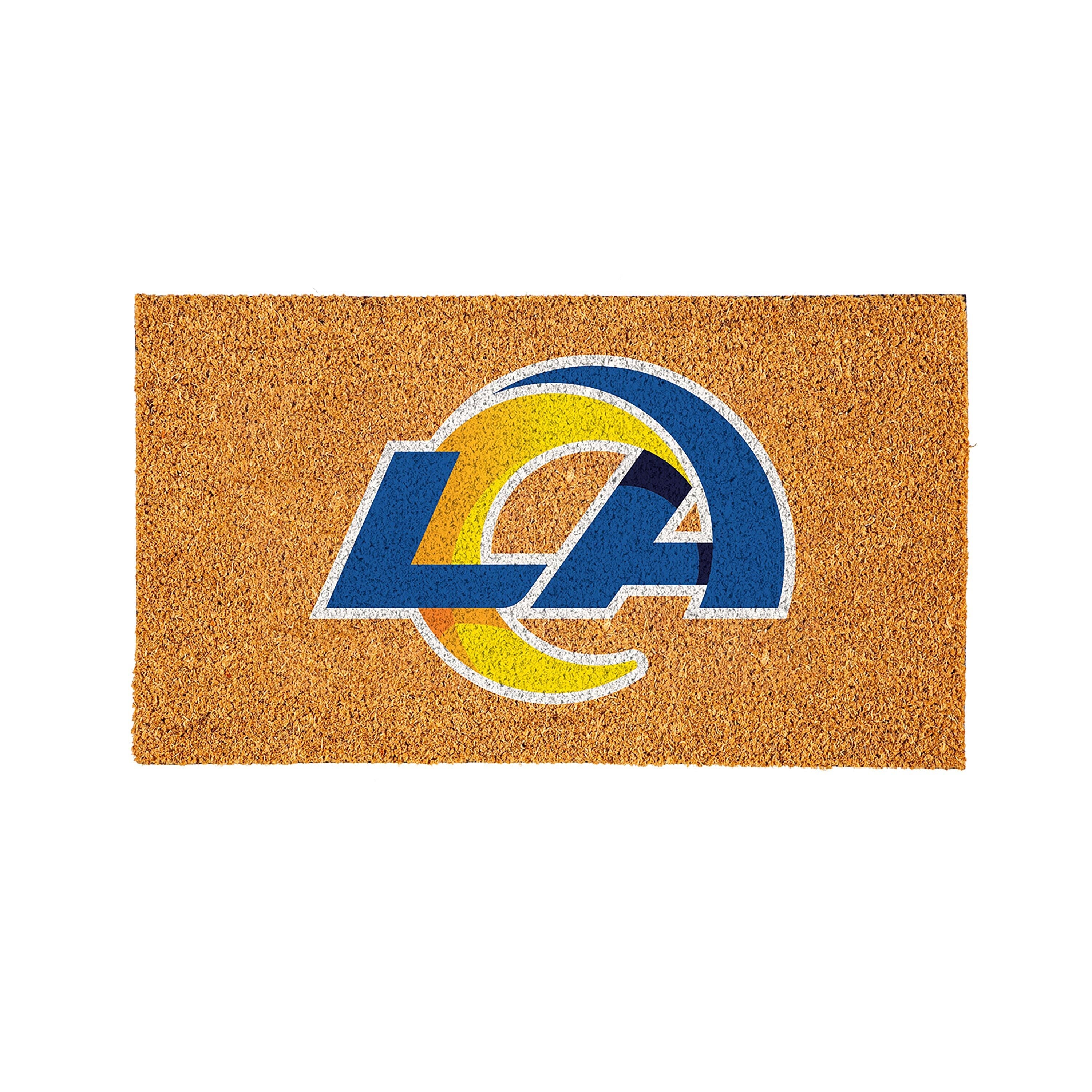 Coir Mat, 16"x28", Los Angeles Rams - Sports Gifts, Sports Memorabilia, Sports Collectibles, Fan Shop