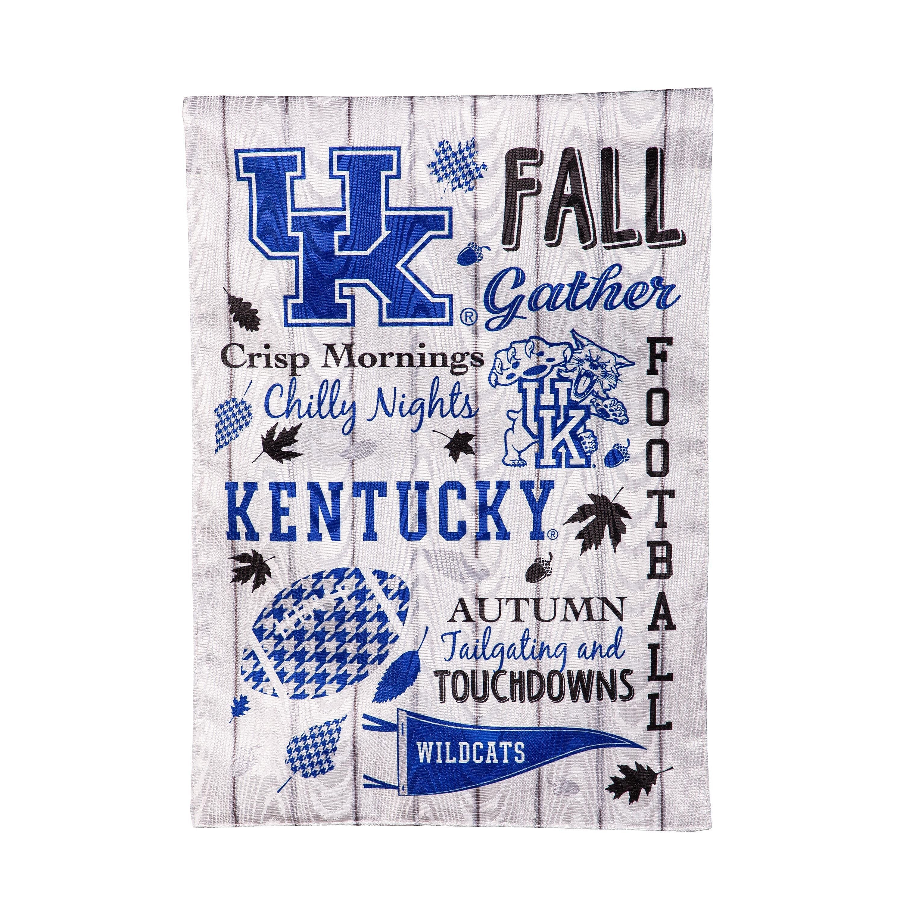 University of Kentucky, Moire Flag, GDN, Fall Seasonal - Sports Gifts, Sports Memorabilia, Sports Collectibles, Fan Shop