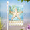 Coastal Starfish Burlap Garden Flag - Sports Gifts, Sports Memorabilia, Sports Collectibles, Fan Shop