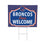 Boise State University Coroplast Yard Sign, "Fans Welcome"