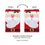 Santa Claus Garden Applique Flag