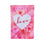 Petal Heart Valentine's Day Suede Garden Flag - Sports Gifts, Sports Memorabilia, Sports Collectibles, Fan Shop