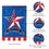 Patriotic Country Star Garden Applique Flag