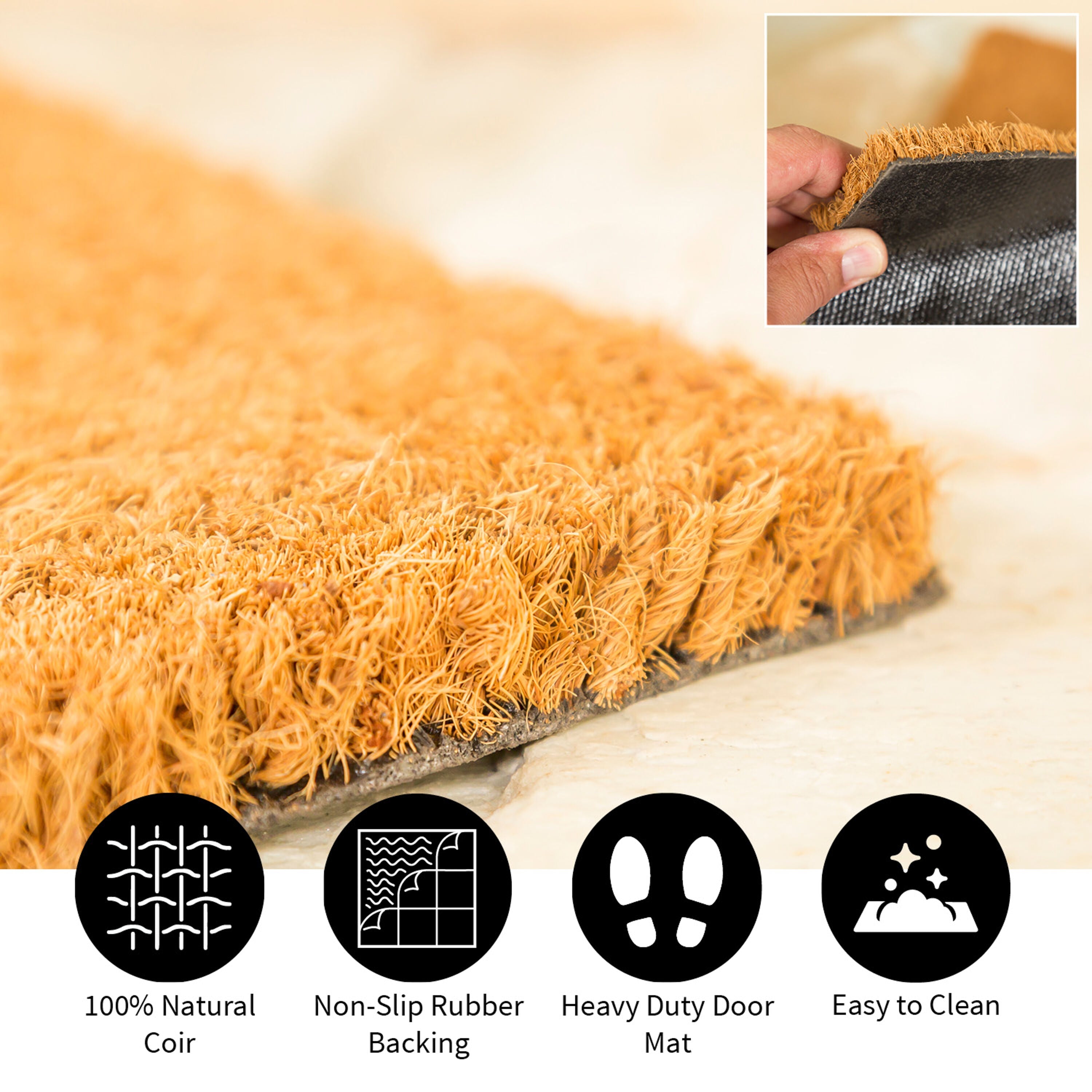 Coir Mat, 16"x28", Philadelphia Flyers - Sports Gifts, Sports Memorabilia, Sports Collectibles, Fan Shop